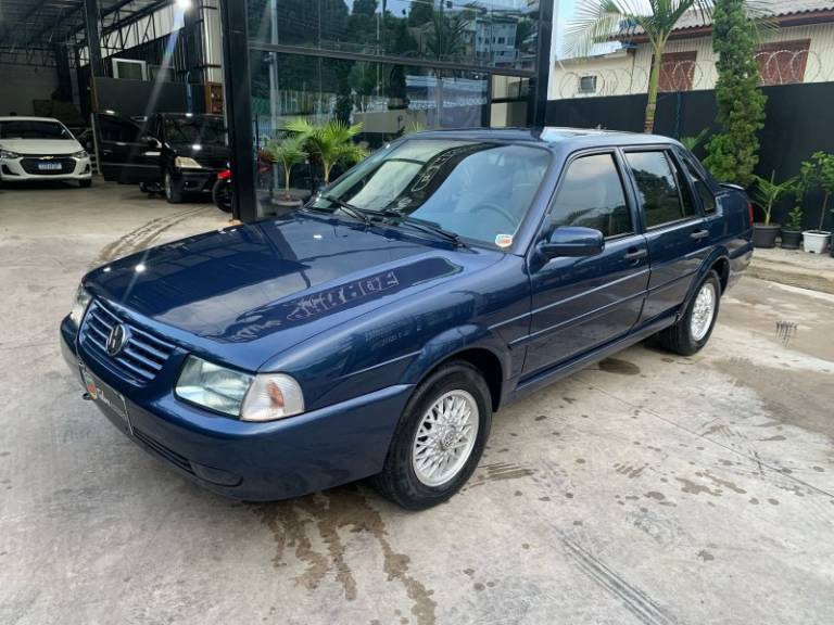 VOLKSWAGEN - SANTANA - 1998/1999 - Azul - R$ 28.000,00